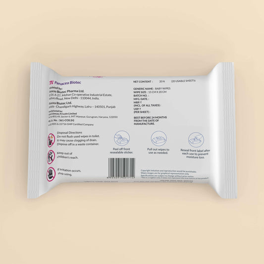 NikoMom 99.9% Pure Water Wipes