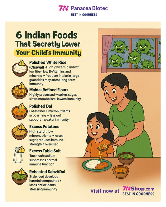6 Indian Foods That Secretly Lower Your Child’s Immunity