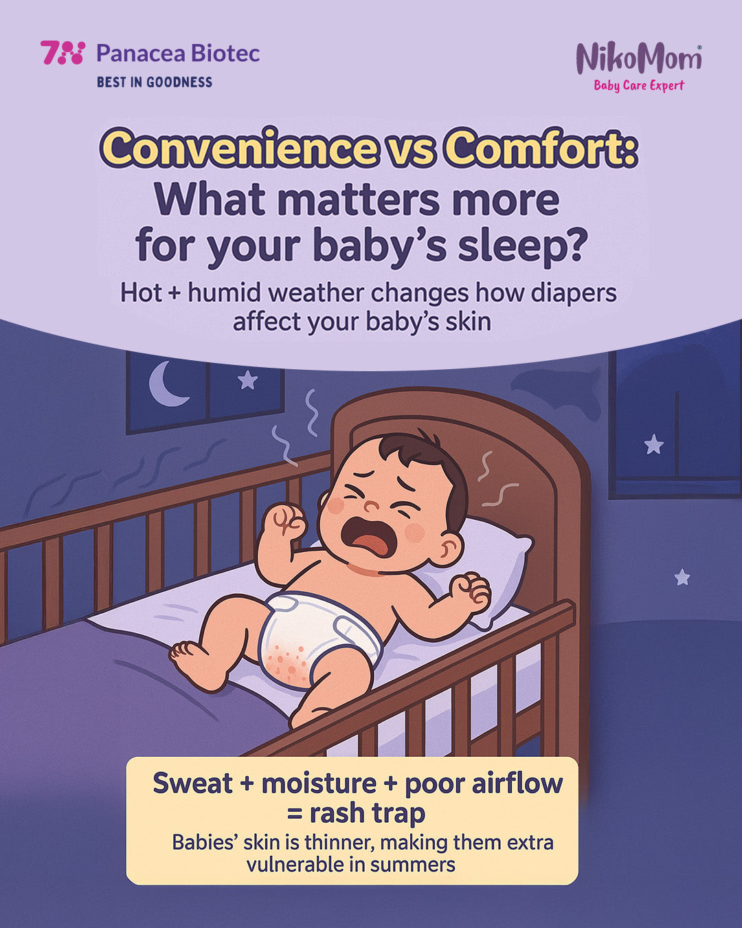 Convenience v/s Comfort: What matters more for your baby’s sleep?