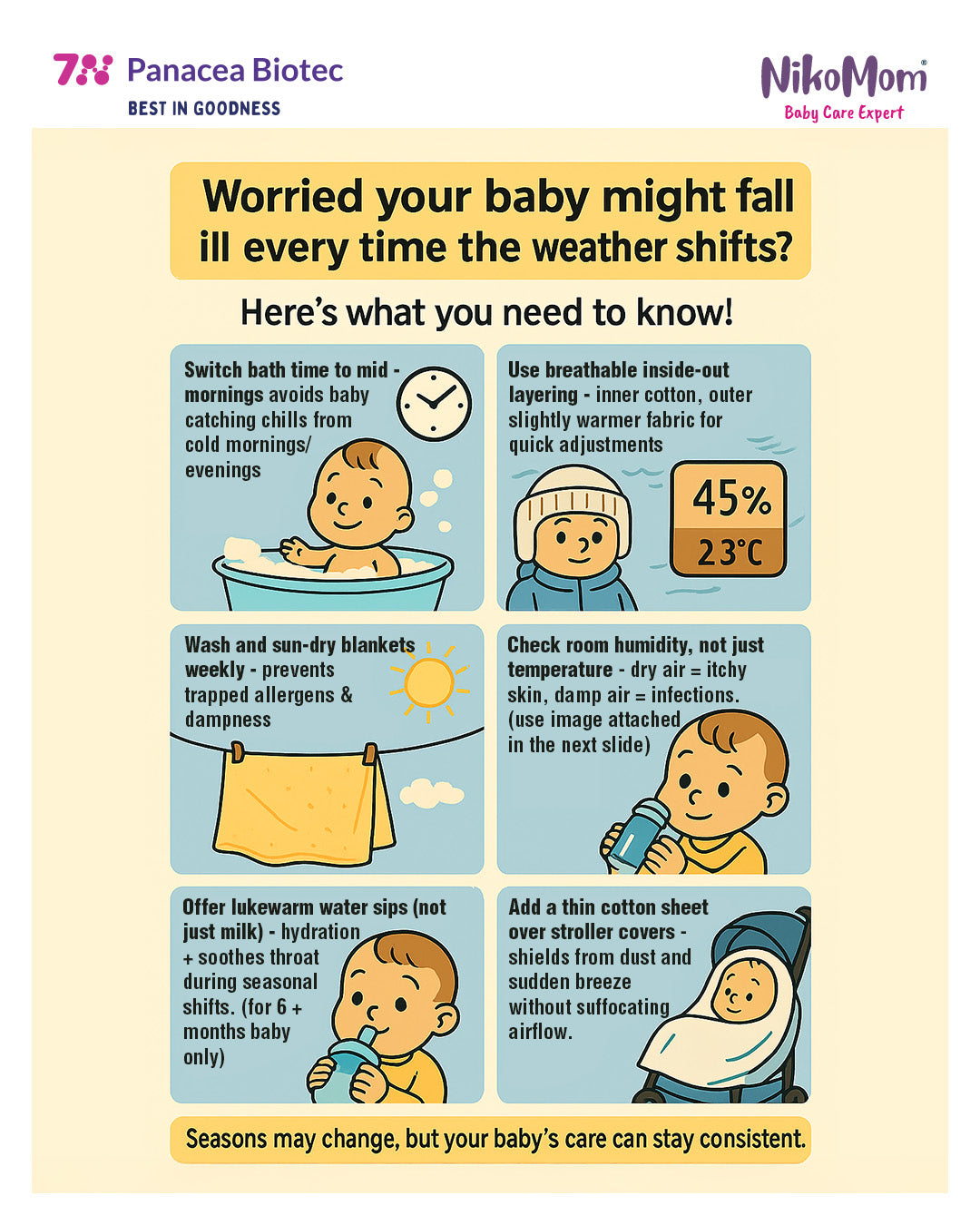 Keeping Your Little One Comfortable Through Every Season