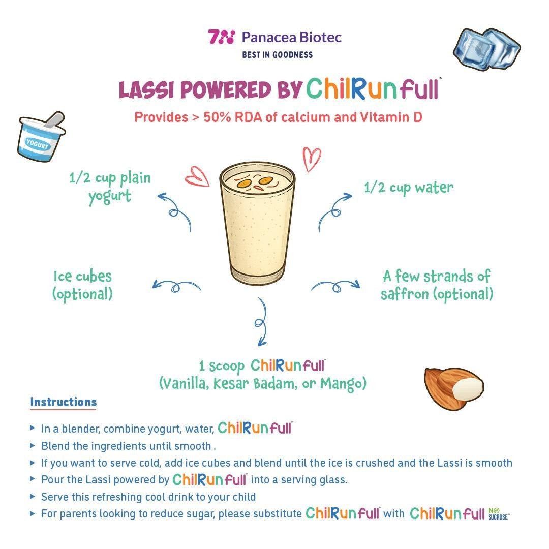 Enjoy Summer with Lassi with the Goodness of  ChilRunfull in under 5 minutes