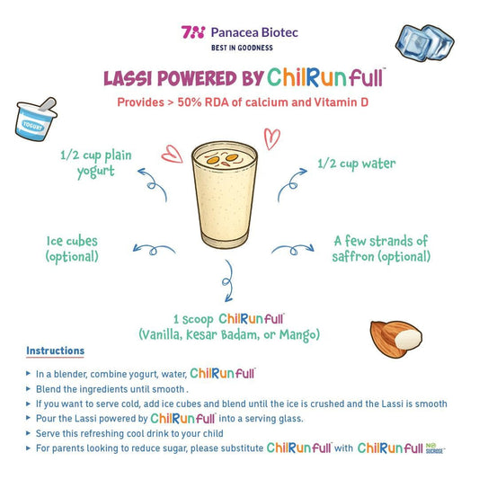 Enjoy Summer with Lassi with the Goodness of  ChilRunfull in under 5 minutes