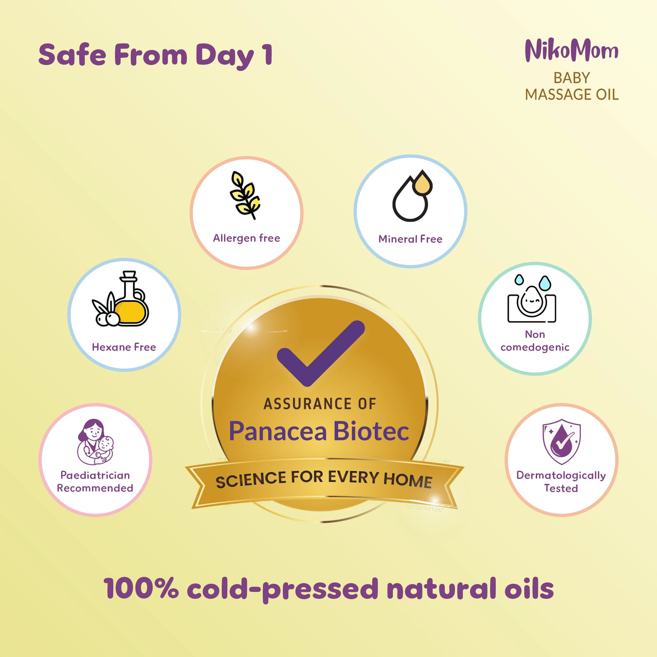 NikoMom Baby Massage Oil