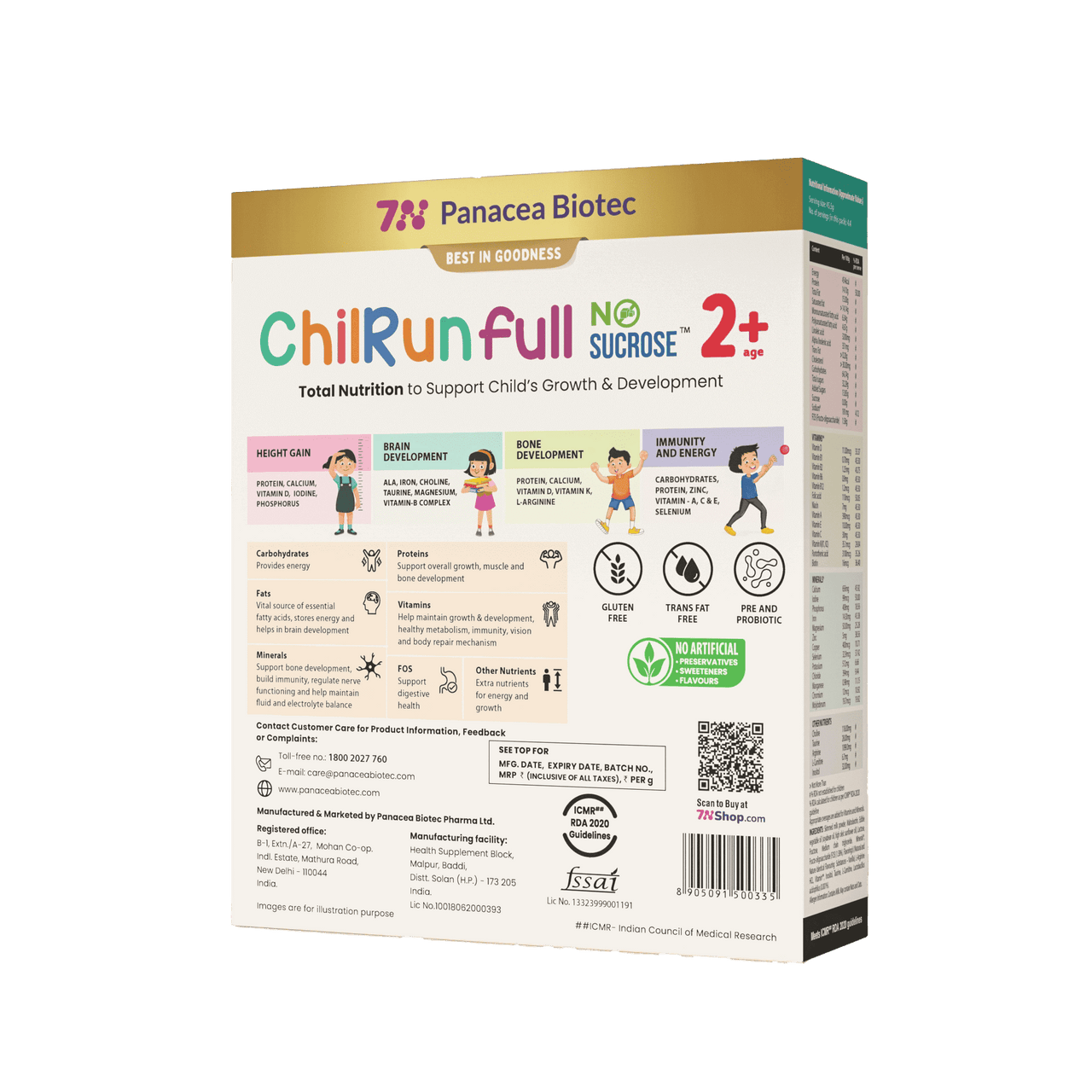 vanilla, 400g, carton