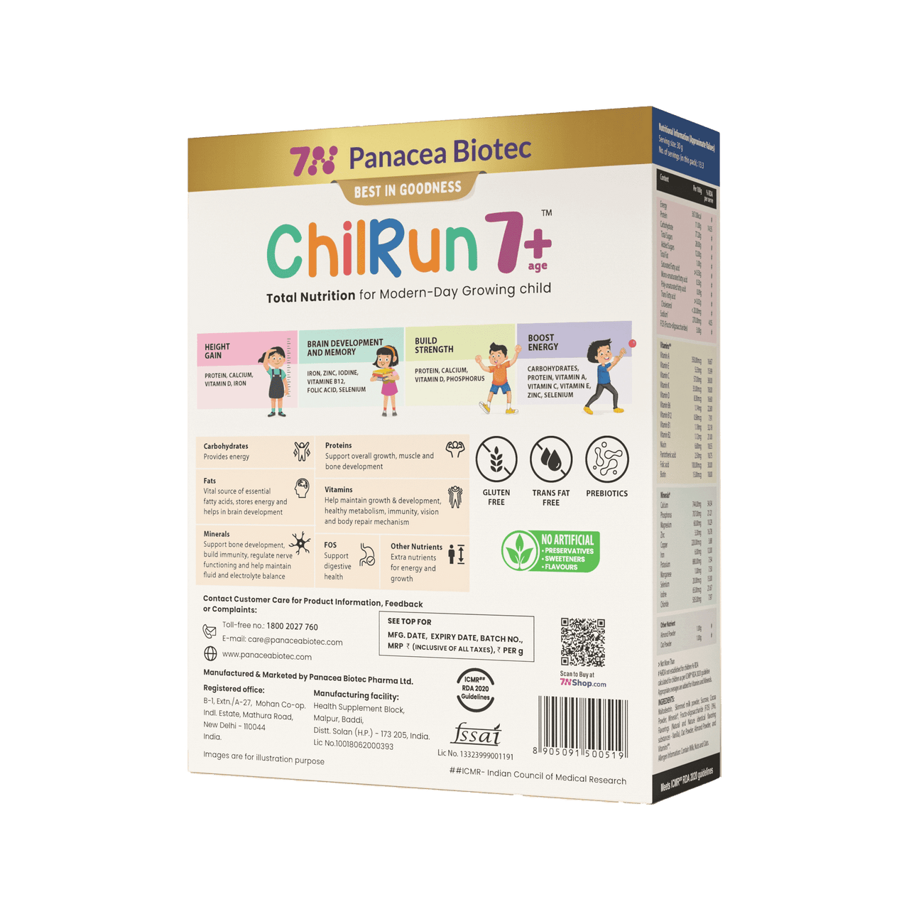 ChilRun Full 2+, Mango, 200g, Carton
