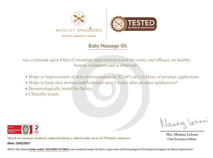 NikoMom Baby Massage Oil