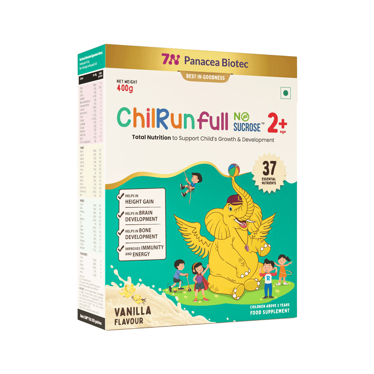 Vanilla, 400g, Carton