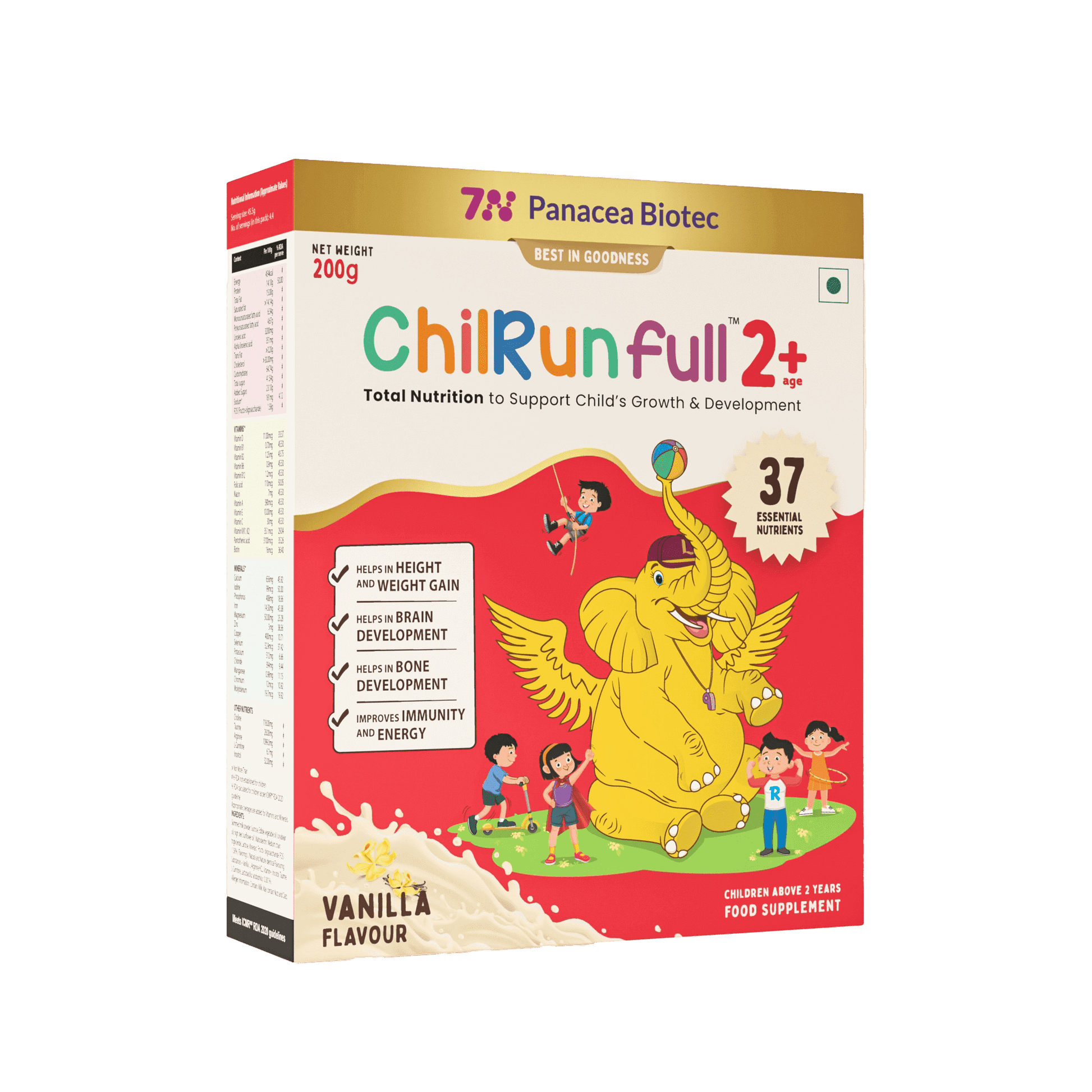 Vanilla, 200g, Carton