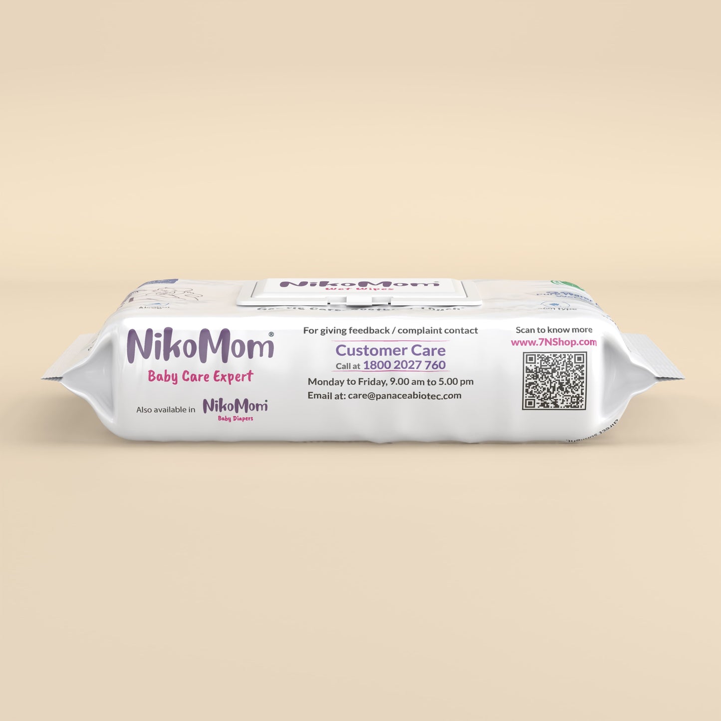 NikoMom 99.9% Pure Water Wipes