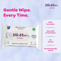 NikoMom 99.9% Pure Water Wet Wipes