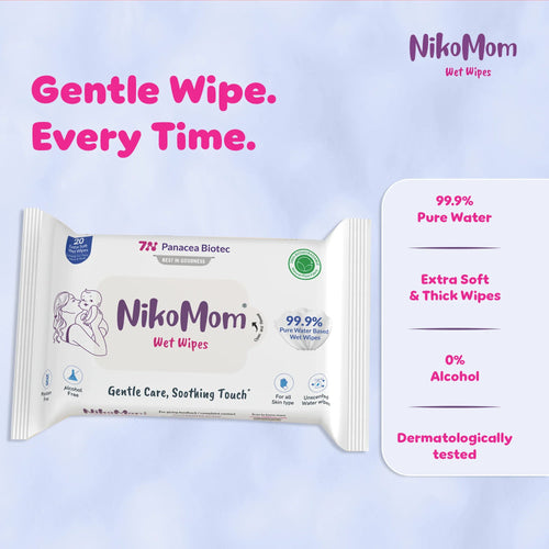‍NikoMom 99.9% Pure Water Wet Wipes (40% off)
