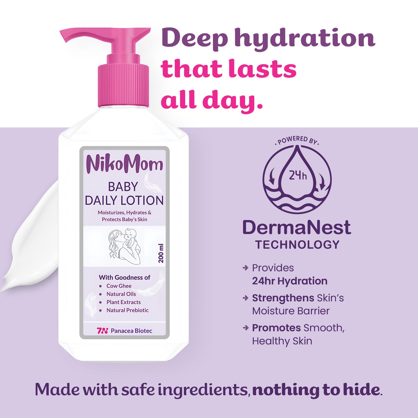 NikoMom Baby Daily Lotion