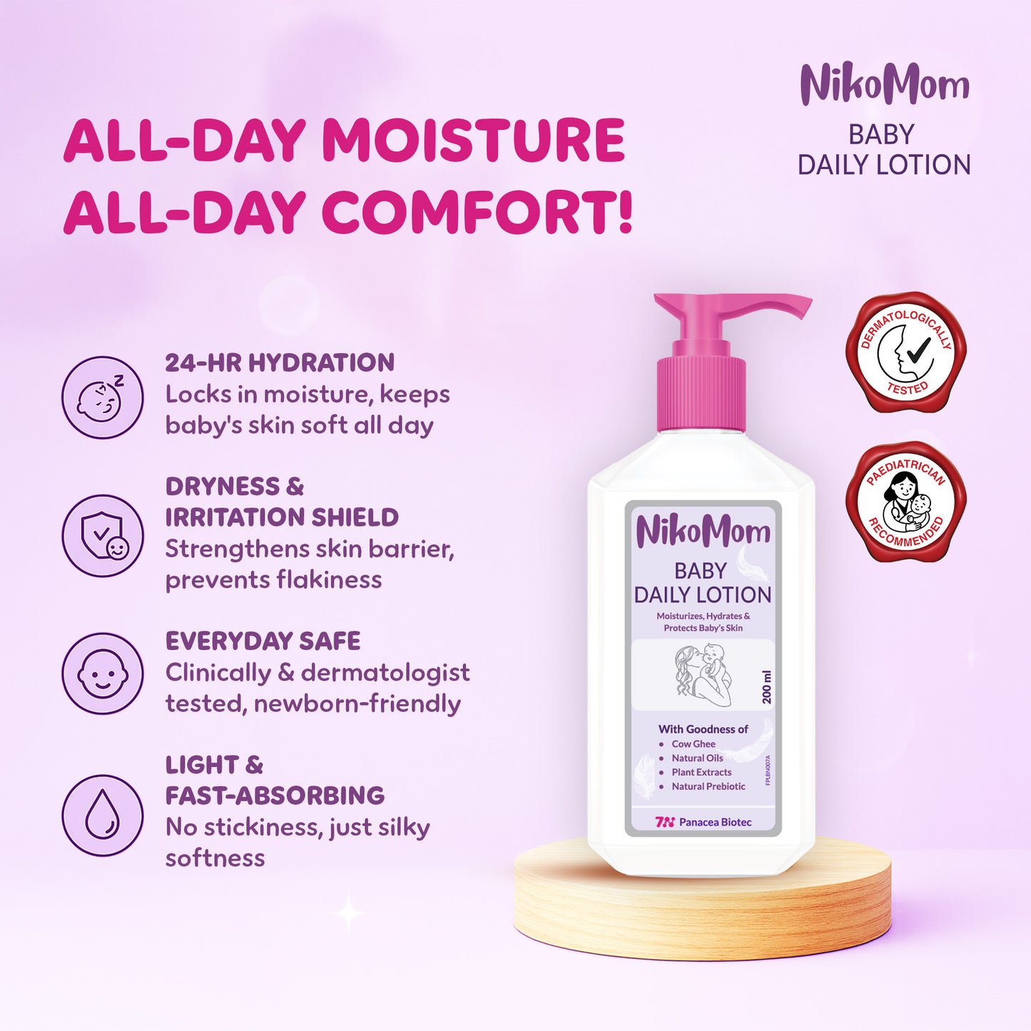 NikoMom Baby Daily Lotion