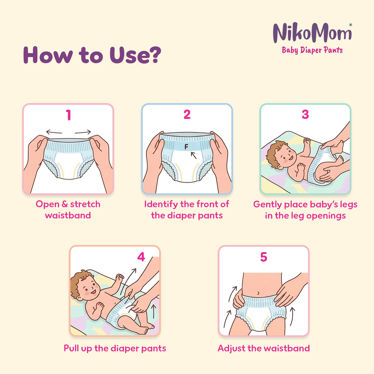 NikoMom Diaper Pants