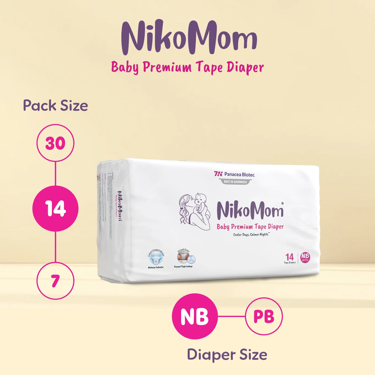 ‍NikoMom Tape Diapers (40% off)