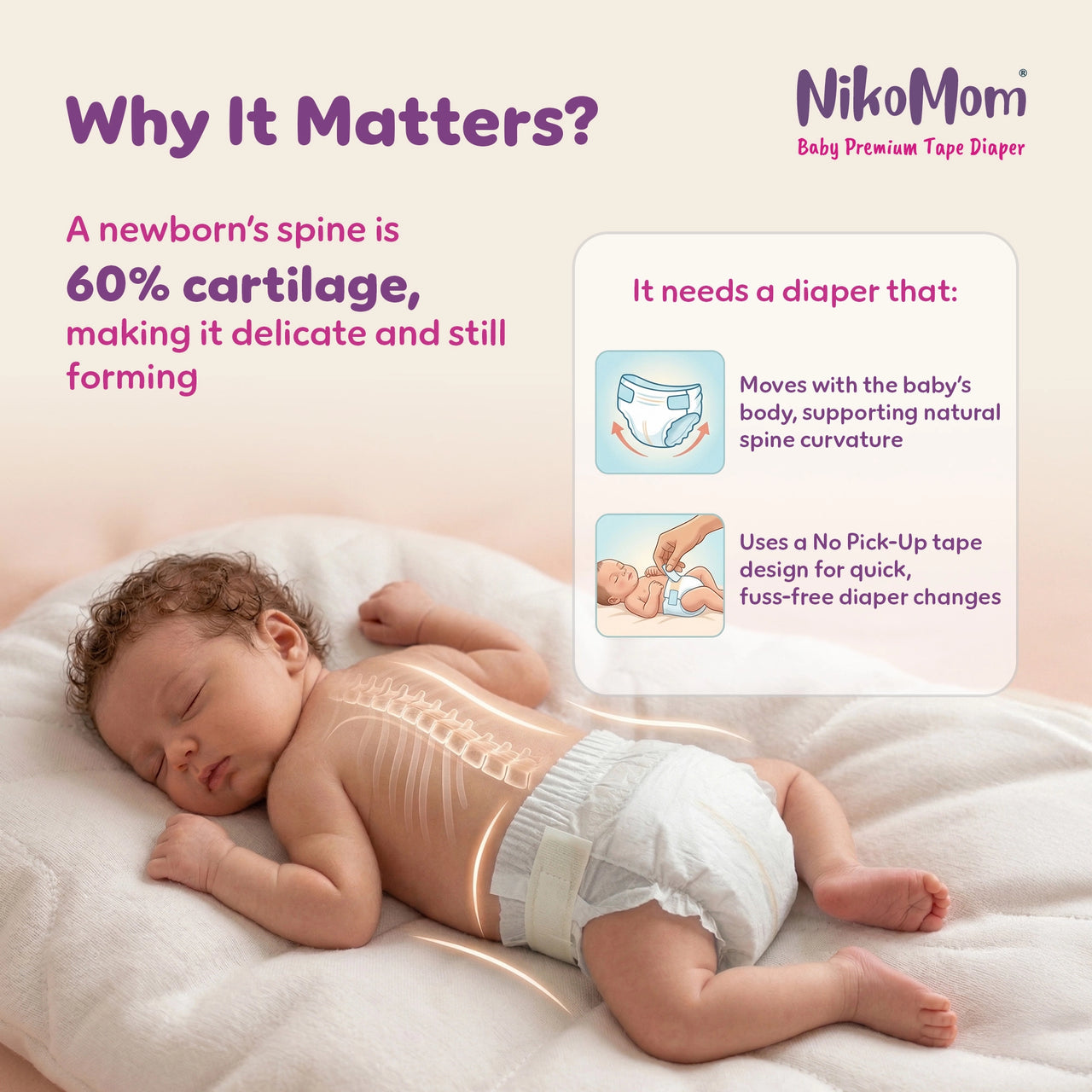 NikoMom Tape Diapers