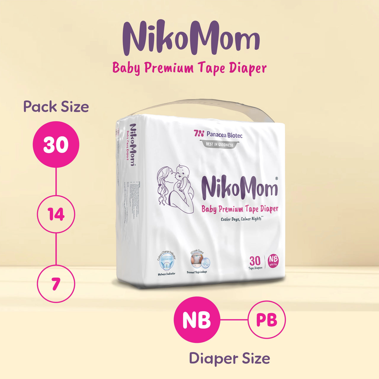 NikoMom Tape Diapers