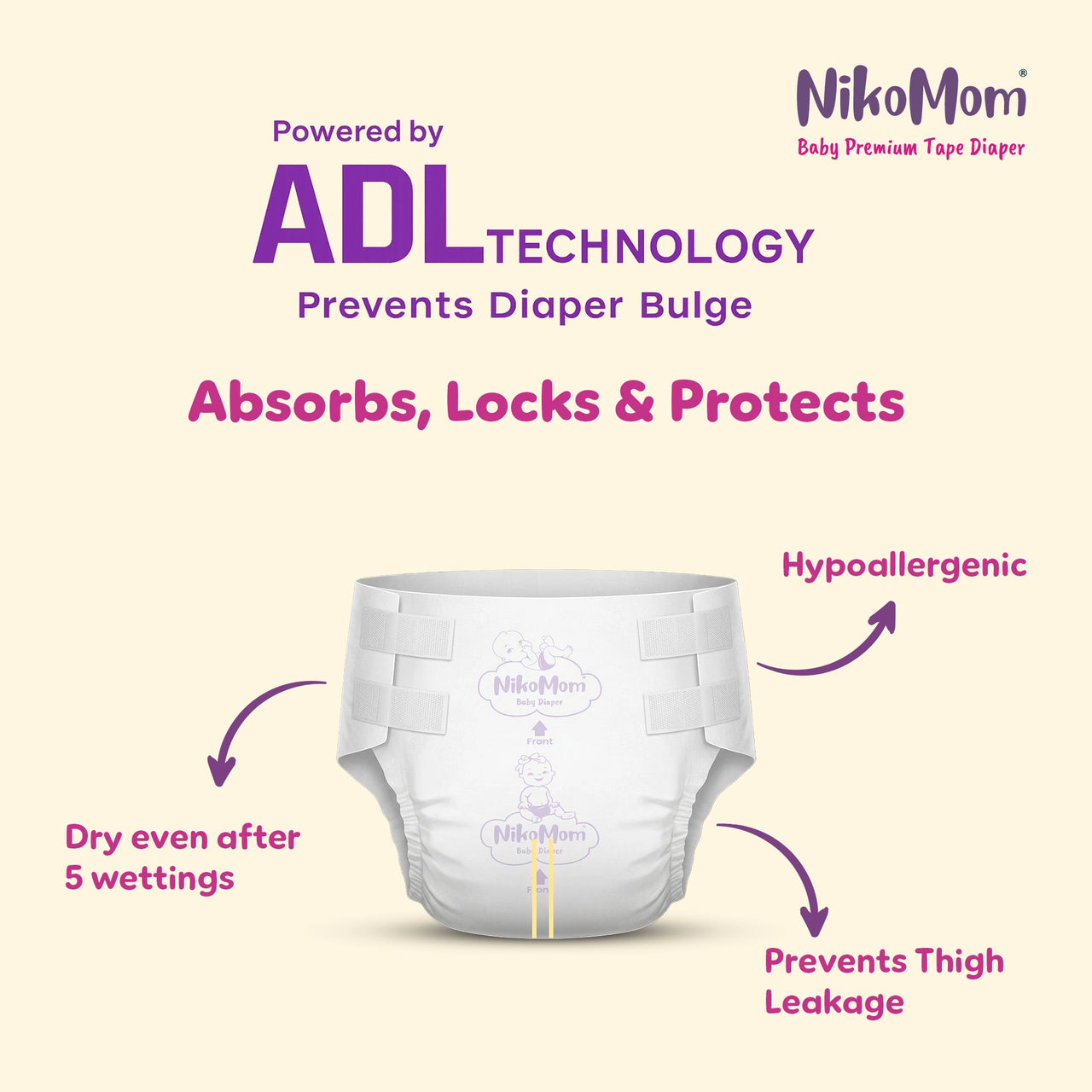 NikoMom Tape Diapers