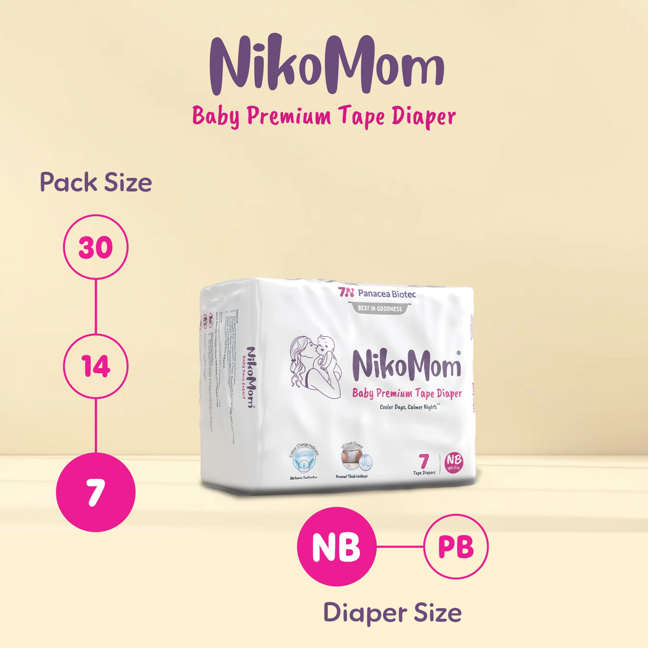NikoMom Tape Diapers