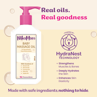NikoMom baby massage oil