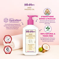NikoMom baby massage oil