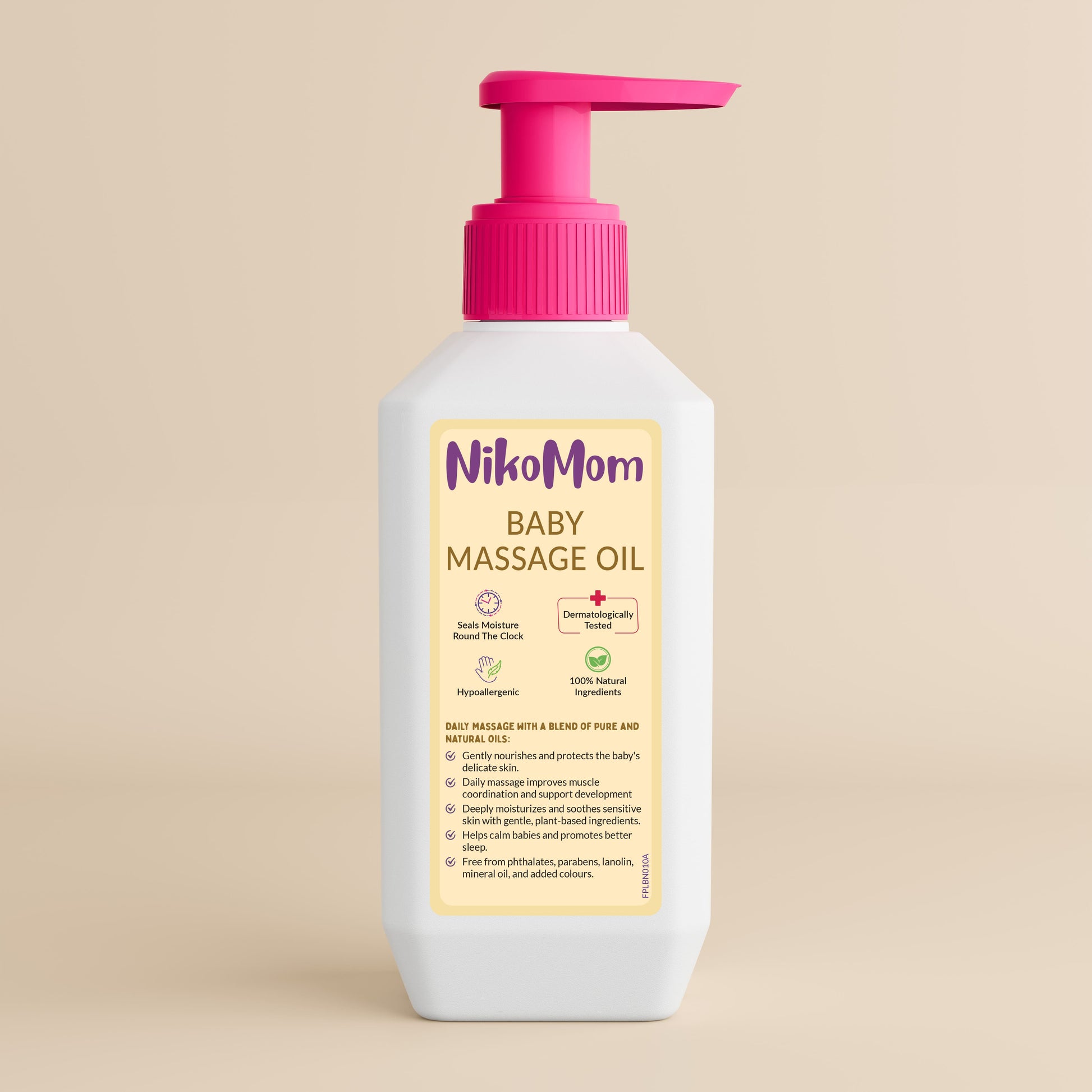 NikoMom baby massage oil