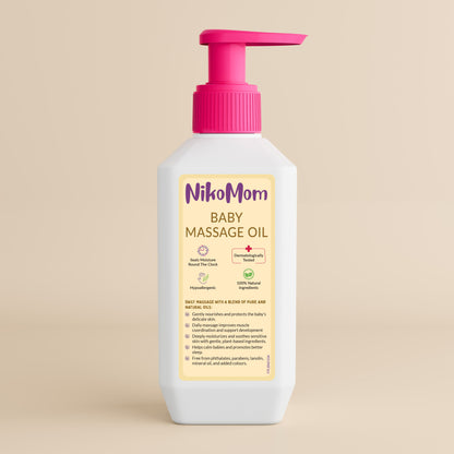 NikoMom baby massage oil