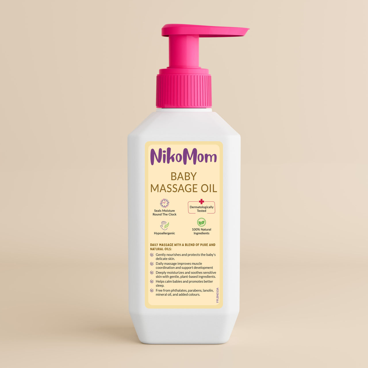 NikoMom baby massage oil