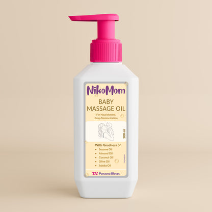 NikoMom baby massage oil