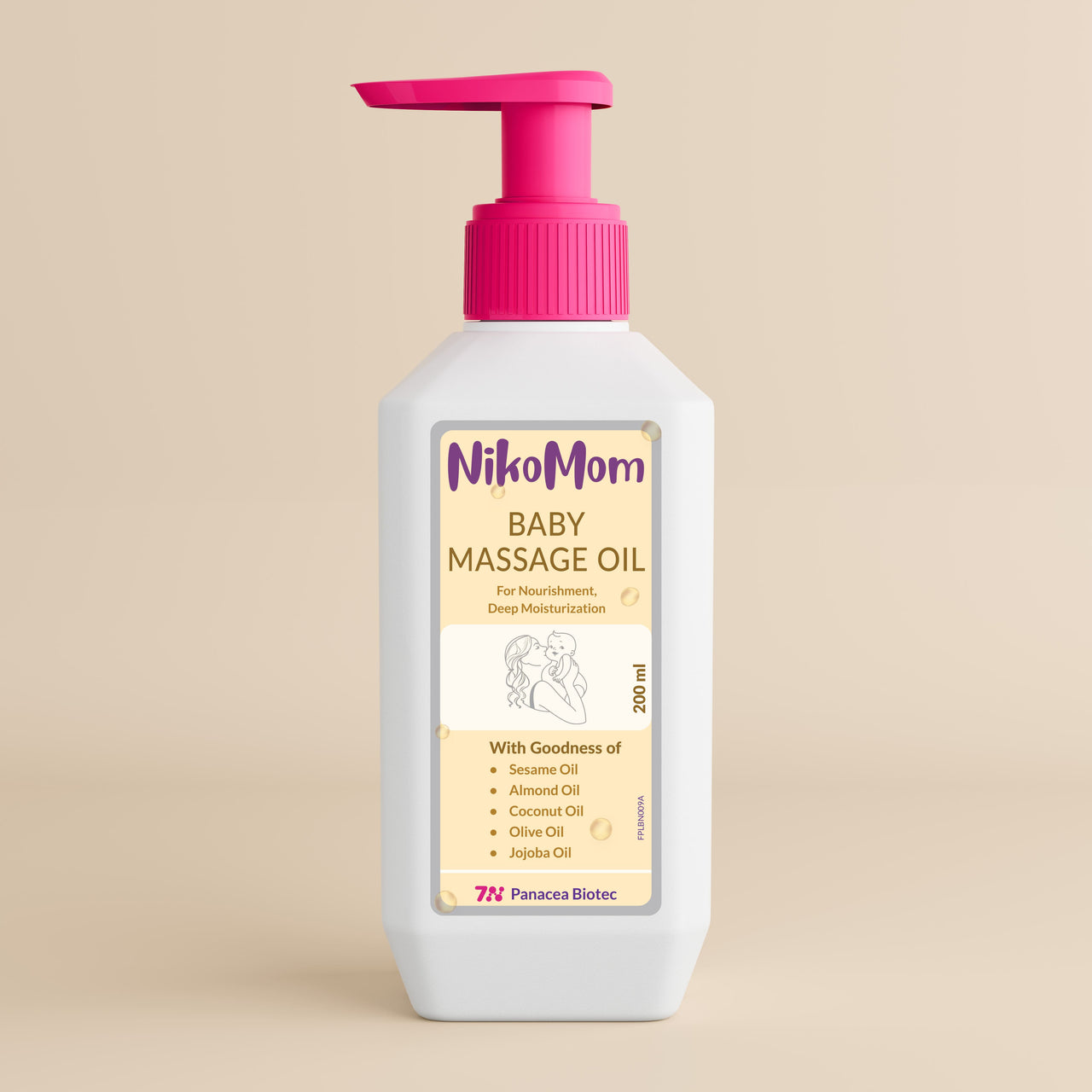 NikoMom baby massage oil