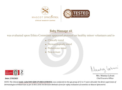 NikoMom Baby Massage Oil