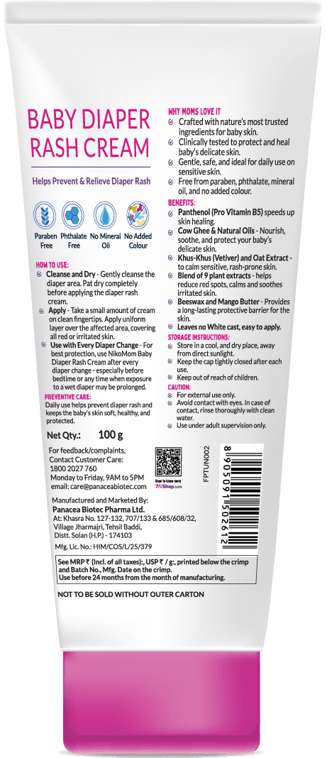 NikoMom Diaper Rash Cream