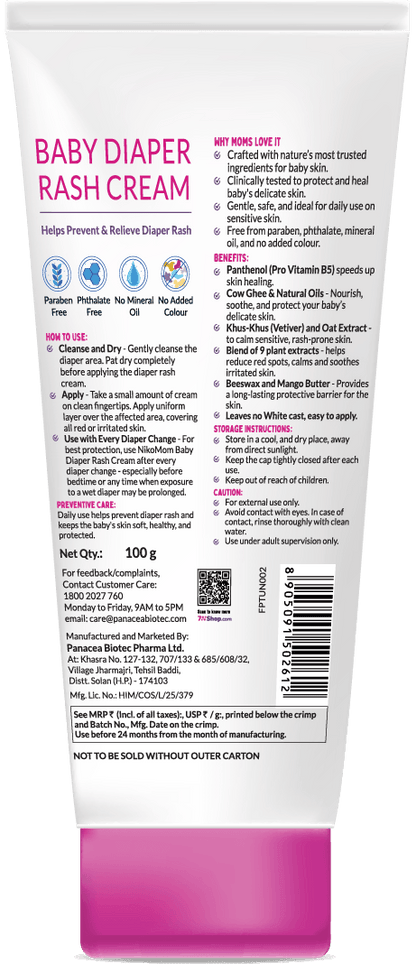 NikoMom Diaper Rash Cream