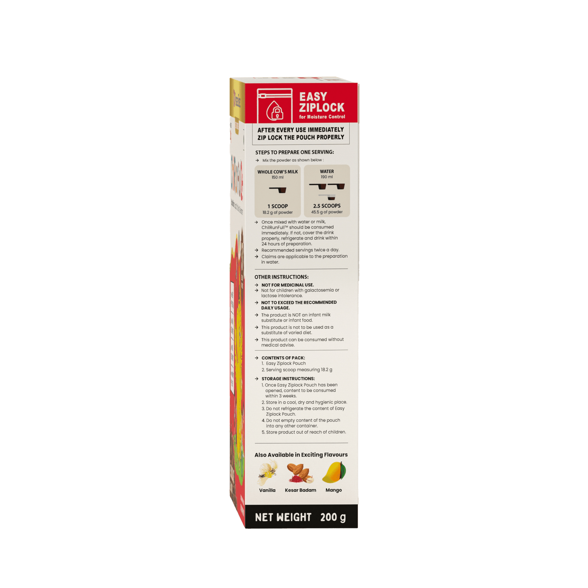 Chocolate, 200g, Carton