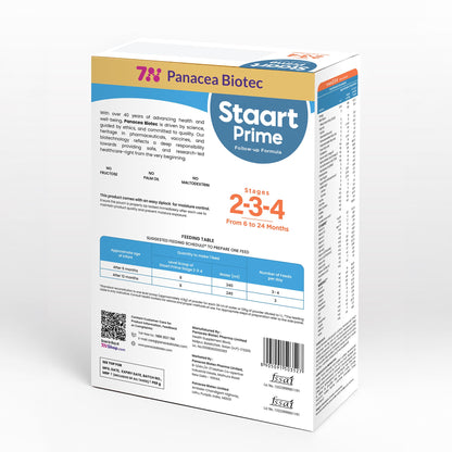 Staart Prime Stages 2-3-4 (6 to 24 months)