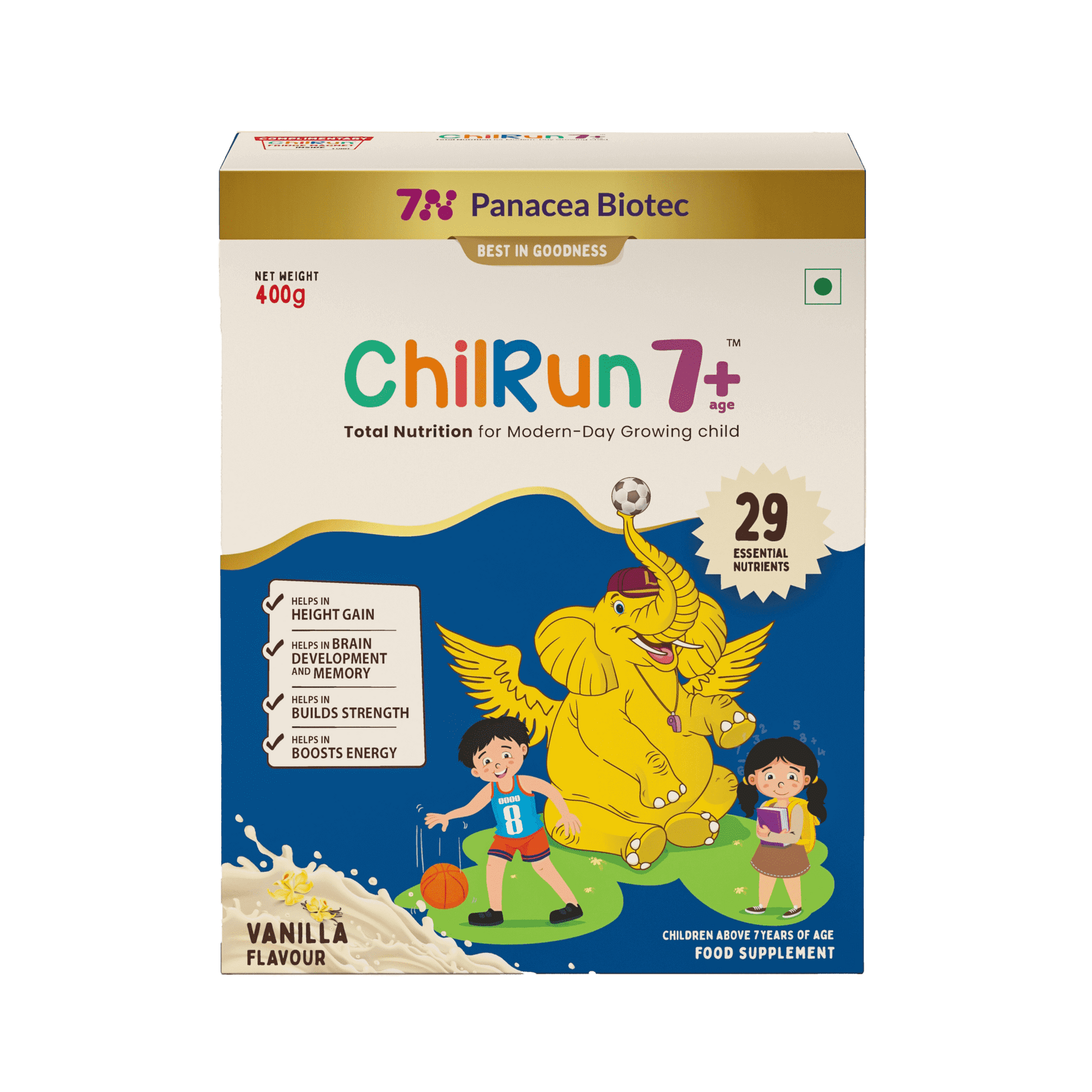 Vanilla, 400g, Carton