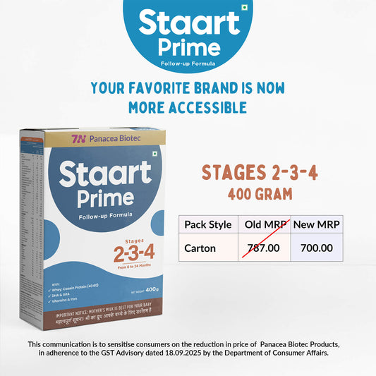 Staart Prime Stages 2-3-4 (6 to 24 months)