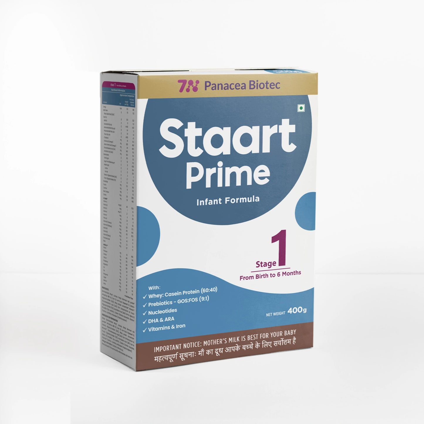 Staart Prime Stage 1 (0 to 6 months)