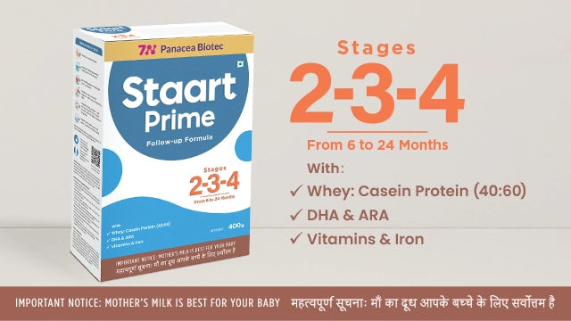 Staart Science-Backed Infant Nutrition with Staart Prime – 7NShop